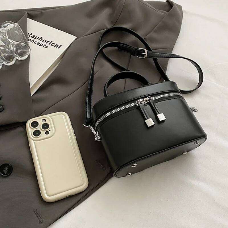 Large Capacity Crossbody Bags For Women Top Handle Pu Leather Shoulder Bag Handbag Quiet Luxury Trendy Purses XIU LAI SI