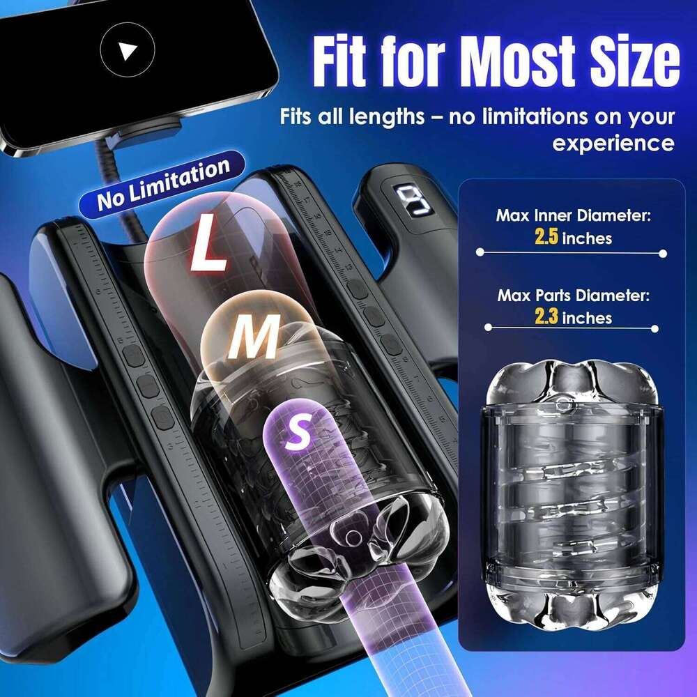 Thrusting High Speed Piston Stroker Male Masturbator Machine Automatic Telescopic Vagina Masturbation Cup Adult Sex Toy For Men Z260312