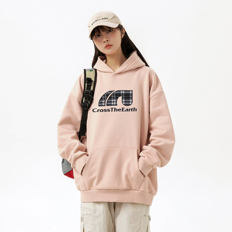 Retro Plaid Designer Hoodie Print Hoodie Spring Edition Trendy Brand Loose Casual Couple Jacket