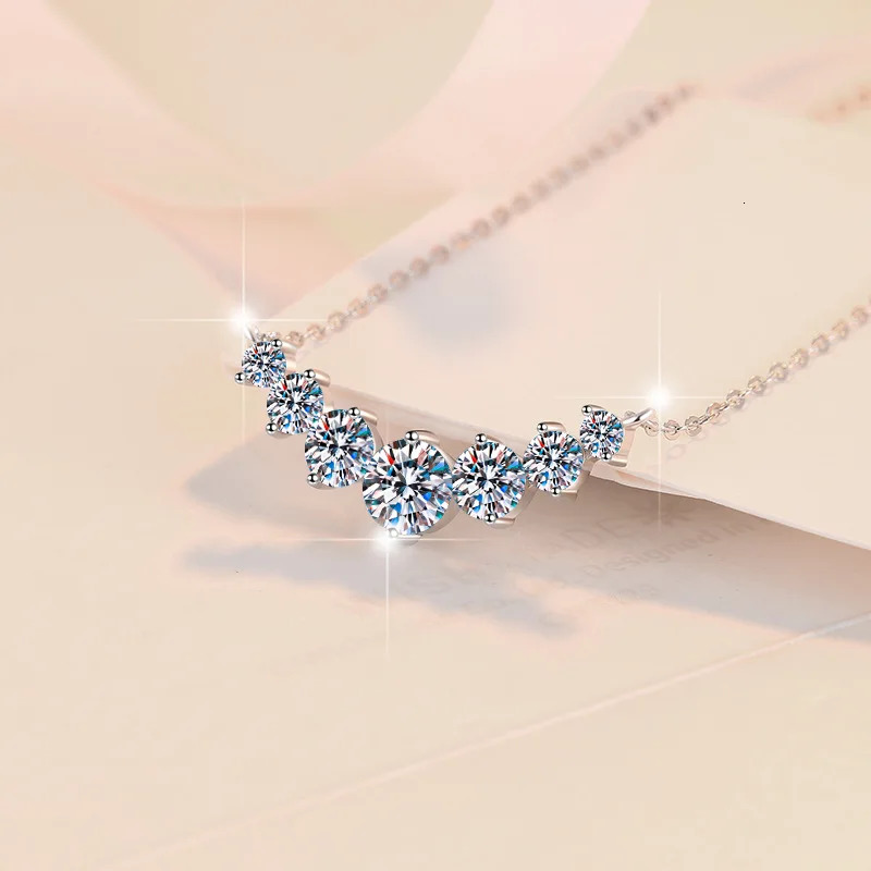 925 Sterling Silver Necklace Pendant for Women Wedding Jewelry Fine Accessories Fashion Party Gifts 260311