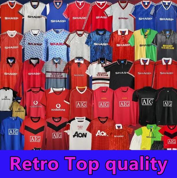 Football Jerseys Manchest er United Retro Soccer Jerseys Ronaldo Rooney Giggs Nani 06.07.08 Long Sleeved Scholes Tevez BERBATOV VIDIC Vintage Classic Football2026