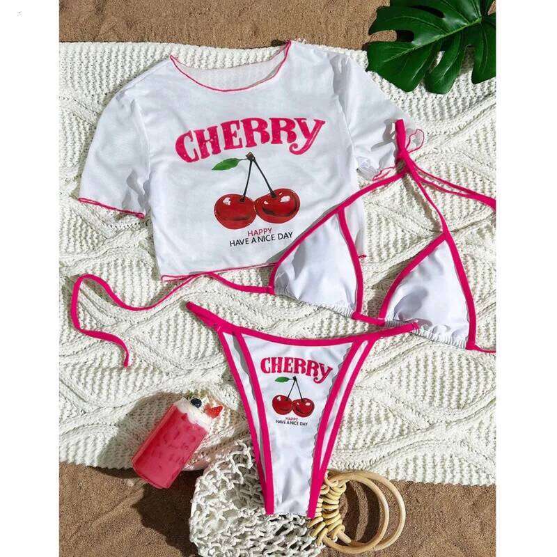 2026 Sexy 3Pcs Bikinis Set Female Swimsuit Women Three-Piece Swimwear Beach Swim Wear Bathing Suits Brazilian Bikini Pool Bather Y260303