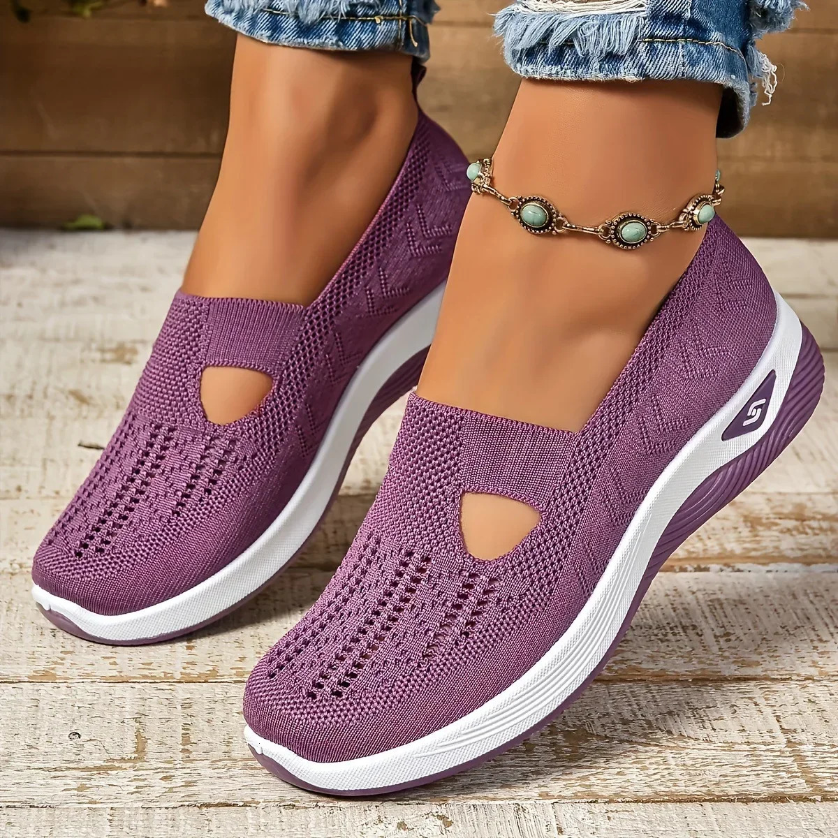 Womens Casual Shoes Breathable Comfortable Orthopedic Shoes Non Slip Sneakers For Spring And Summer Arrival Women Mesh 260227
