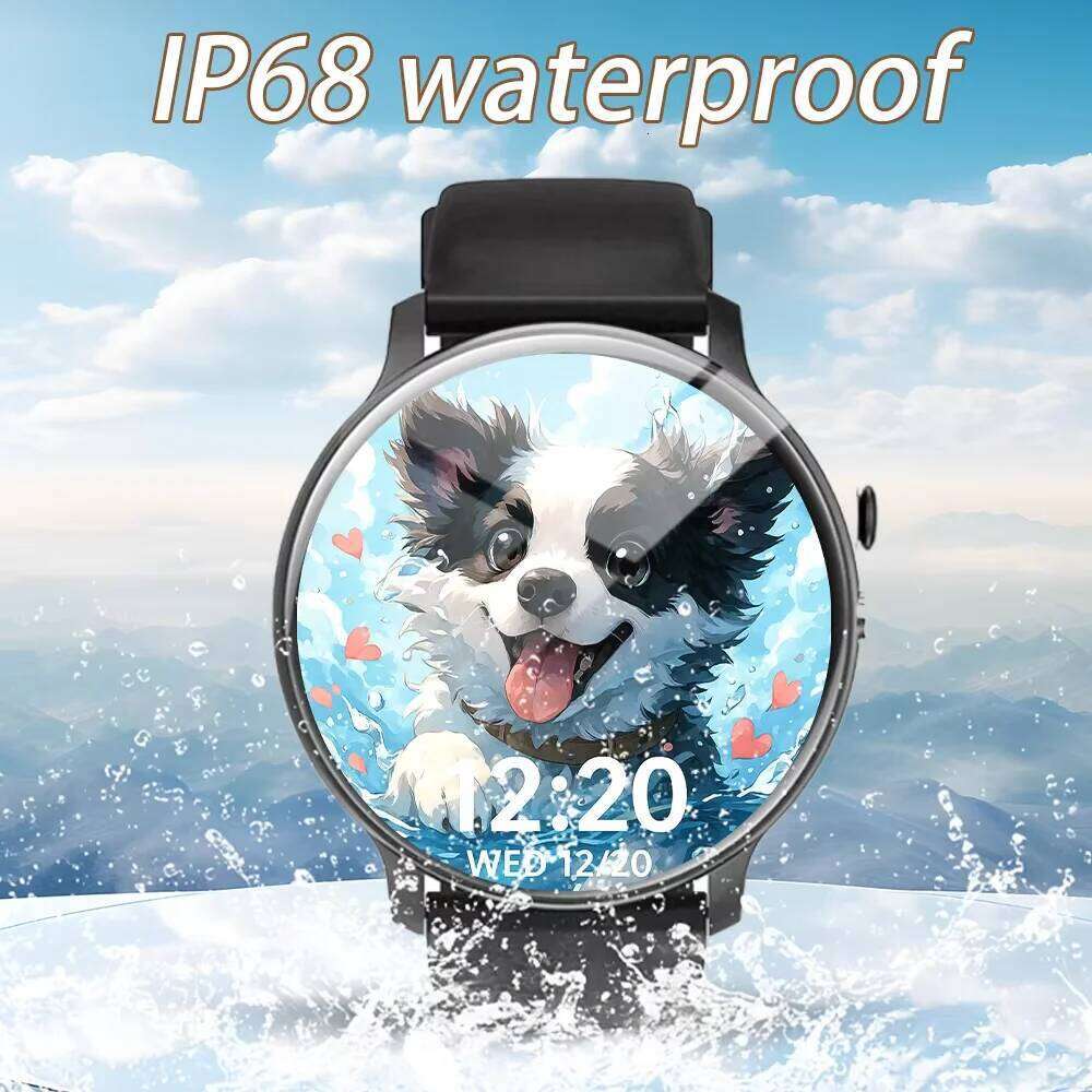 LAXASFIT Outdoor Sports Smart Watch IP68 Waterproof Fitness Tracking Bluetooth Calling Health Monitoring Men's smartwatch