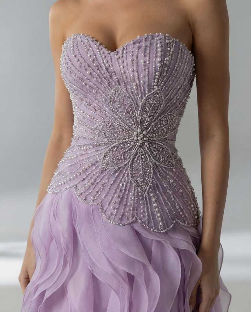 Elegant Evening Dresses Mermaid Strapless Pearls Beading Sleeveless Backless Party Dress Dresses Celebrity Prom Gown Customized Vestido De Novia