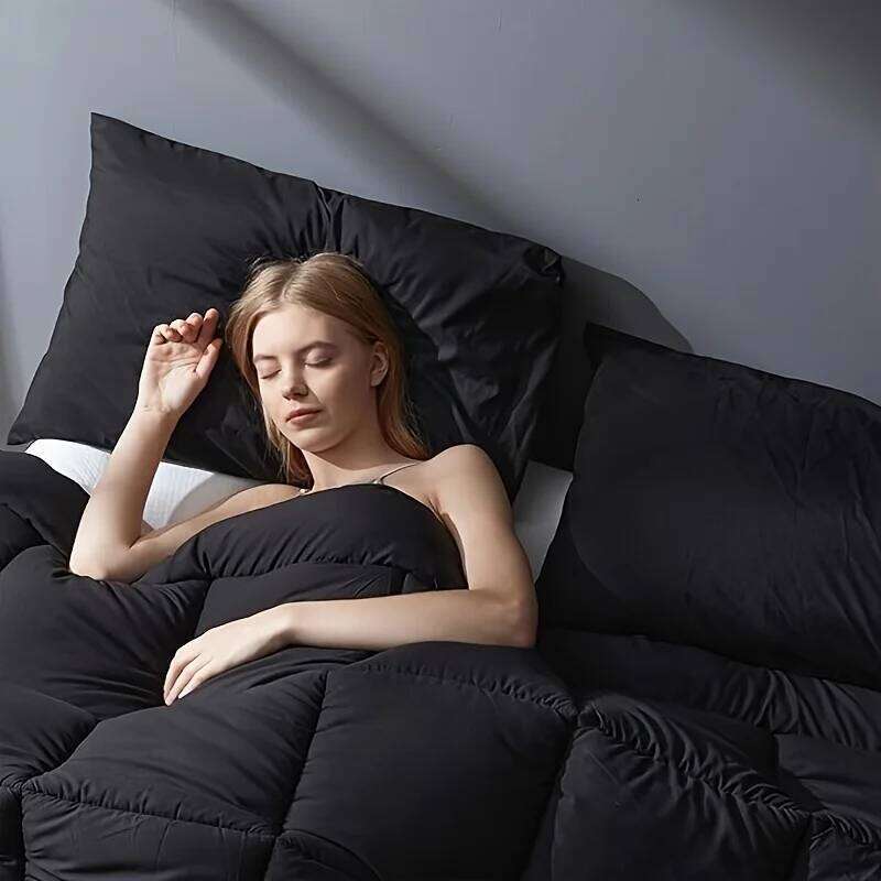 Full Size Bed Set Soft Breathable All Seasons Bedding with 2/3 pcs,1 Comforter And 1/2 Pillow Shams Machine Washable H260312