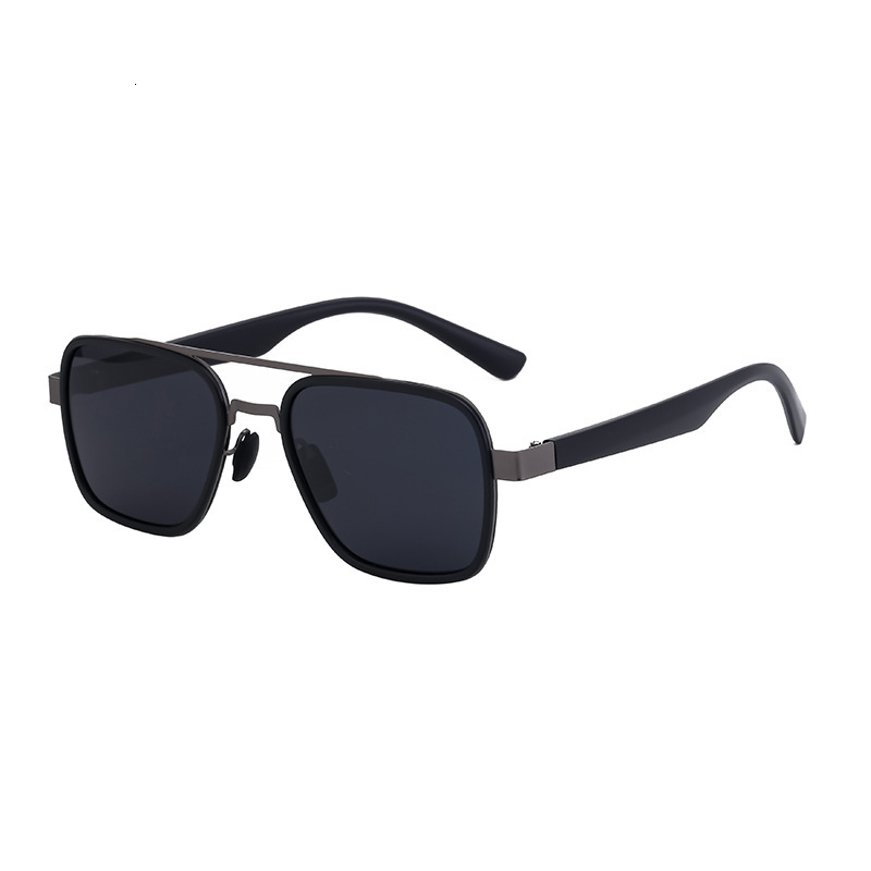 2026 New Fashion Square Frame Polarized Sunglasses for Men Driving Anti-Glare Outdoor Sun Protection Shades