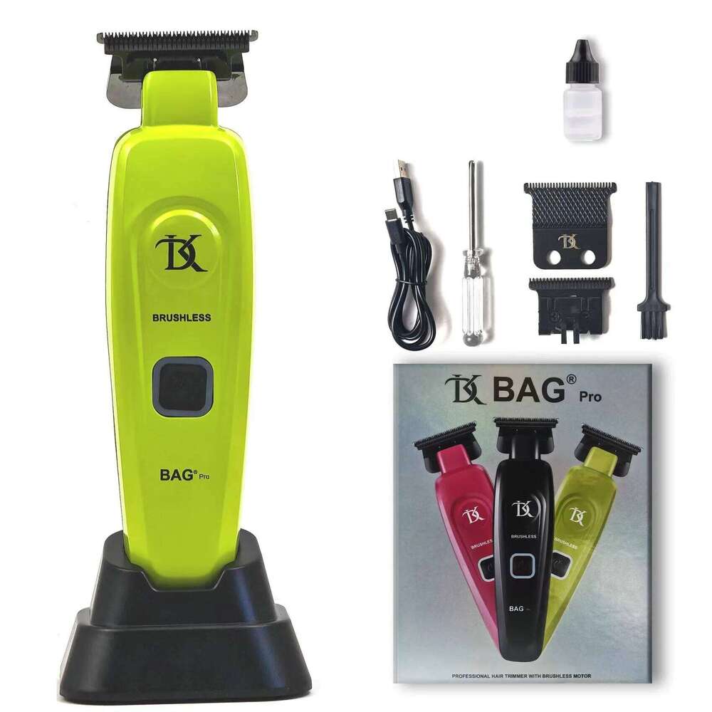 DKBAG Pro New Professional Hair "0" Trimmer Oil Head BarberPro Clipper 7200 RPM Double Bearing Ball Brushless Motor C260312