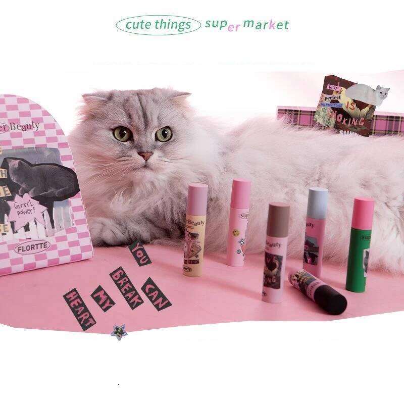 FLORTTE Lipstick Velvet Cream Matte Liquid Long-Lasting Wear Non-Stick Cup Not Fade Waterproof Lip Gloss W260311