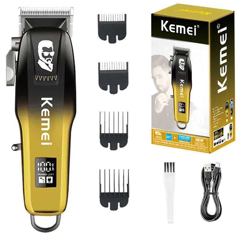 Kemei 709A Professional Clipper For Men Electric Beard Trimmer Barber rechargeable Hair Cutter Machine C260312