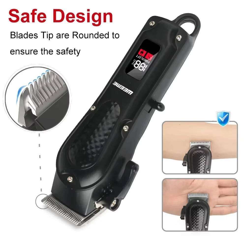 WEEME 806 UBS Rechargeable Cordless Beard Trimmer Men Powerful Electric Hair Clipper Trimming Tool C260312