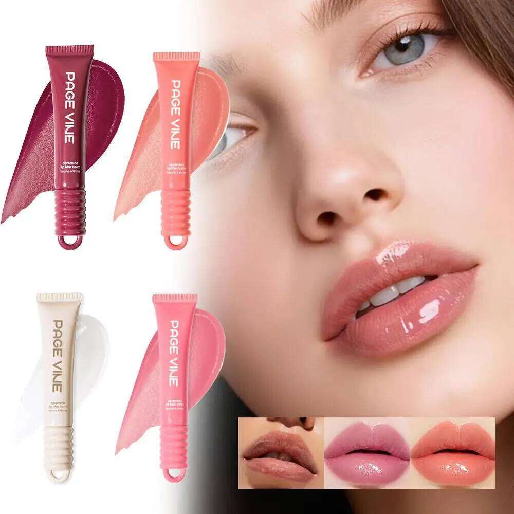 Korean Long Lasting Hydrating Gloss Balm Water Light Mirror Glaze Lip Oil Moisturizing Nourishing Lipstick Makeup W260311