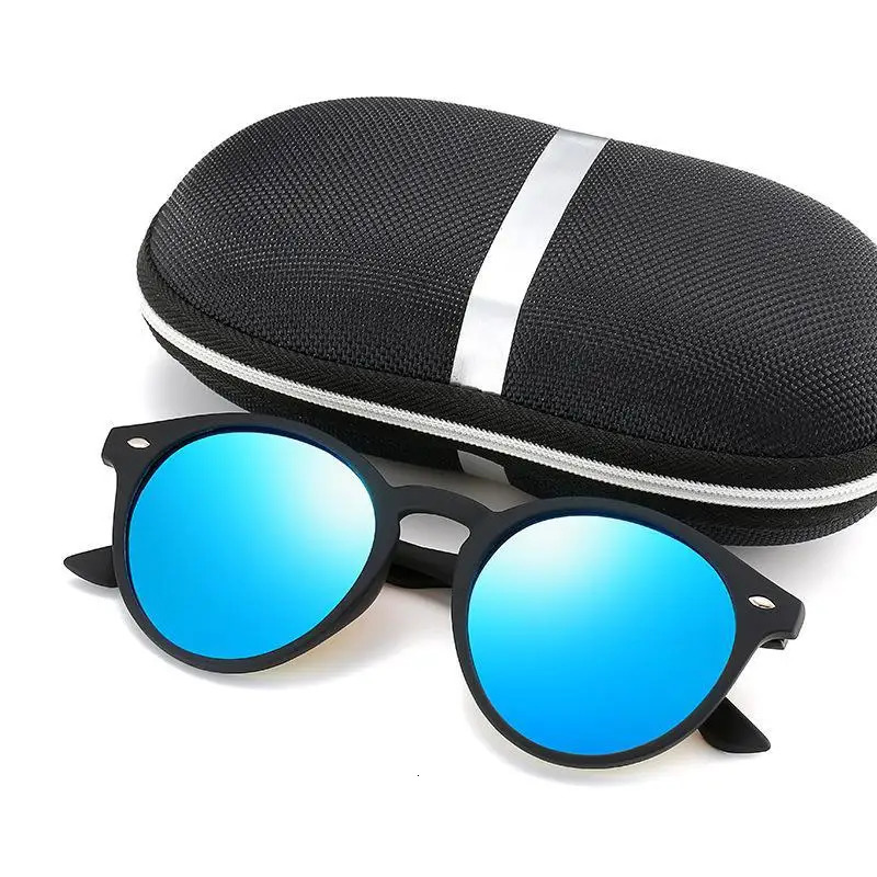 Classic Round Retro Sunglasses Men Women Polarized Vintage Black Driving Sun Glasses Circle Oval er Retro Sunglass UV400 260302