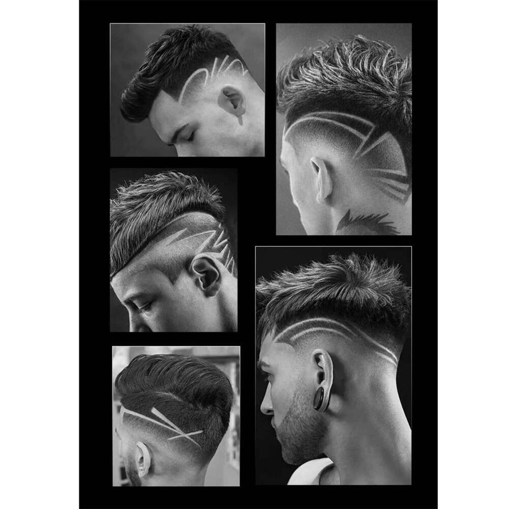 Professional 0mm Zero Gapped Carving Clipper Men's Cordless Trimmer Electric Hair Cutting Machine C260312