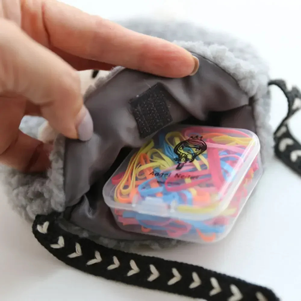 Adorable Sheep Crossbody Bag for Girls Plush Soft Mini Coin Purse Wallet Organizer Cute Toddler Shoulder with Zipper 260311