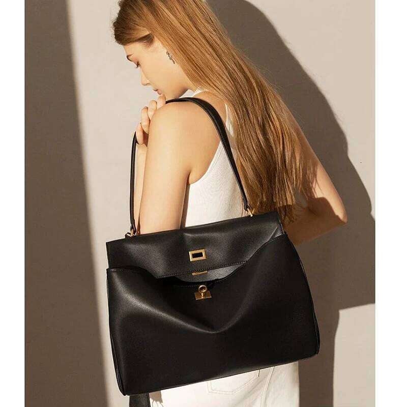 Designer Luxury Woman Genuine Leather Handbags For Women Brand Crossbody Bags Funky Fashion Large Capacity Shoulder Bag