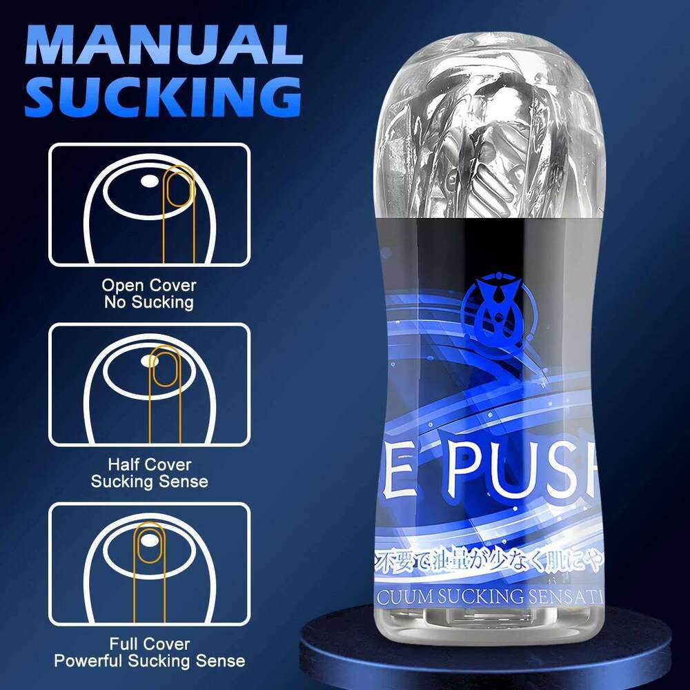 Male Masturbator Soft Pussy Sex Toys for Men Transparent Vagina Endurance Exercise Adult supplies Vacuum Pocket Cup Z260311
