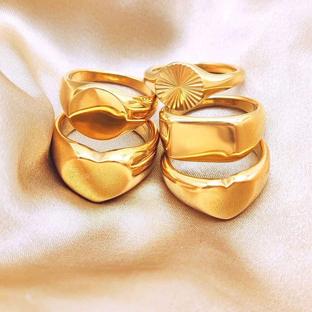 eManco Stainless Steel Metallic Women's Fashion Party Jewelry Heart Couple Rings H260312