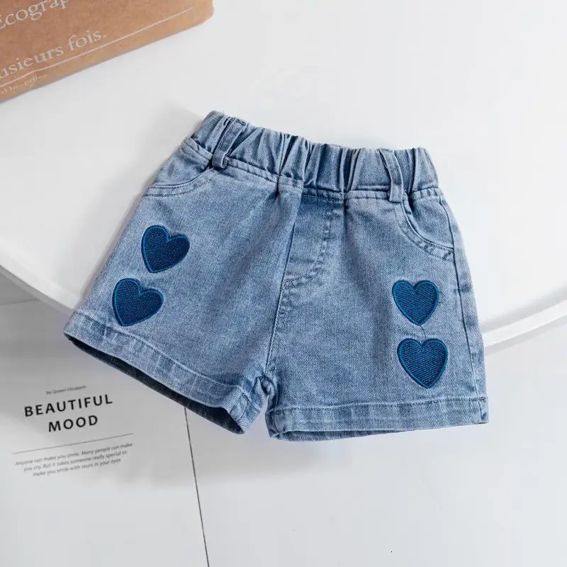 Korean Style Kid Short Denim Shorts for Girls Fashion Girl Princess Jeans Children Pants 260311