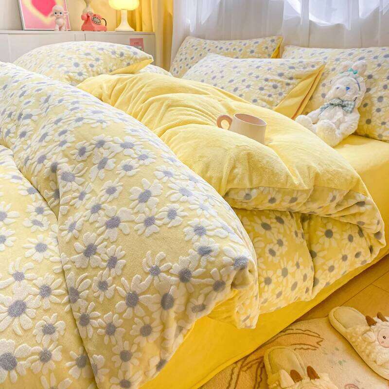 1pc Thicken Winter Super Warm Duvet For Double Bed 3D Carving Milk Velvet Comforter Cover Queen funda nordica cama 150 H260312