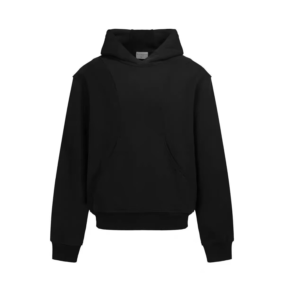 Designer Hoodie Cleanfit Light Gray Hooded Sweatshirt For Men Autumn Deconstructed Short Style Retro Trendy Brand Design Jacket