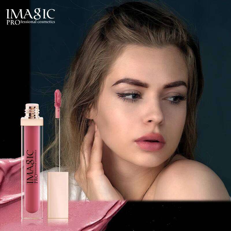 IMAGIC new waterproof and moisturizing velvet matte lasting lip gloss ladies cosmetics 20 colors W260311