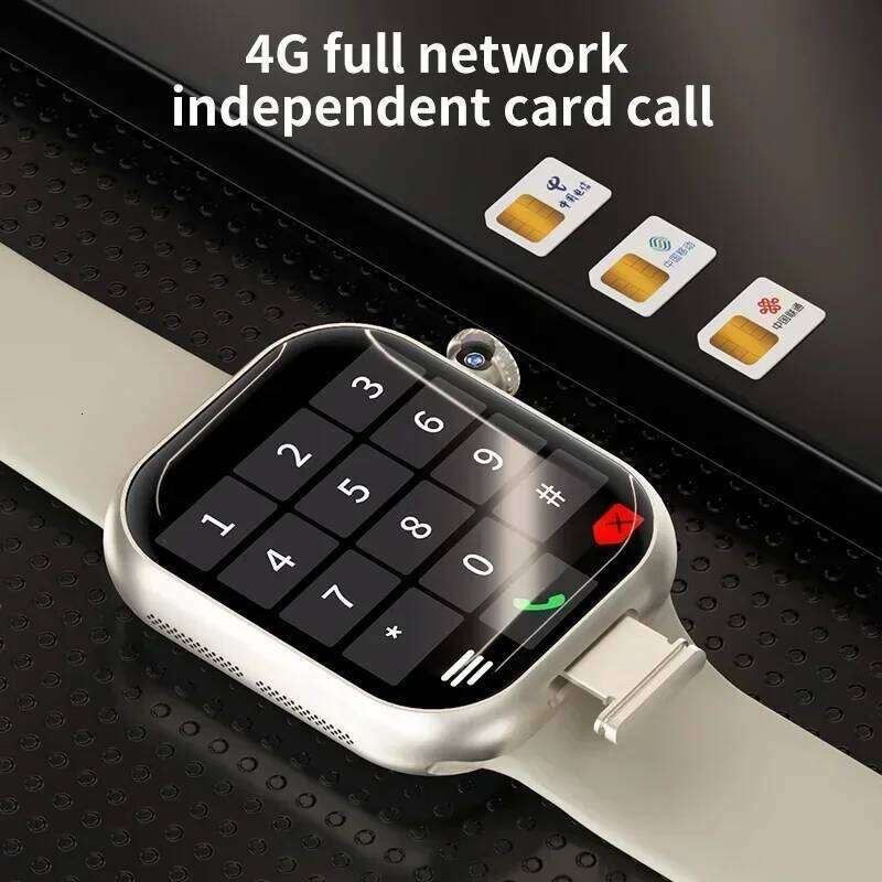 Premium VP29 4G Android Smartwatch Full Network 2.29 inch Rotating Camera SIM GPS WIFI NFC Health Management Google Play Store