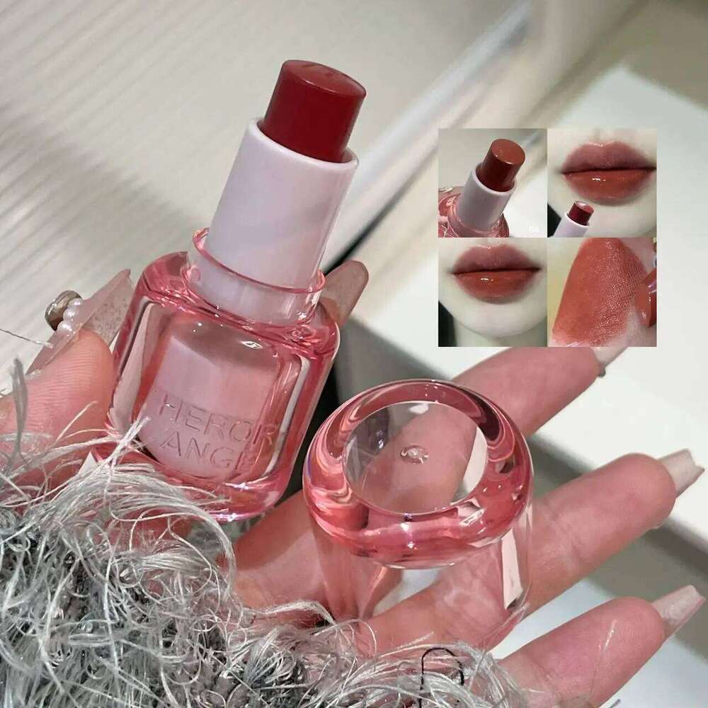 HERORANGE Sparkling Mirror Water Light Lipstick Clear, Natural, Whitening, Moisturizing and Durable Suitable for Beginners W260311