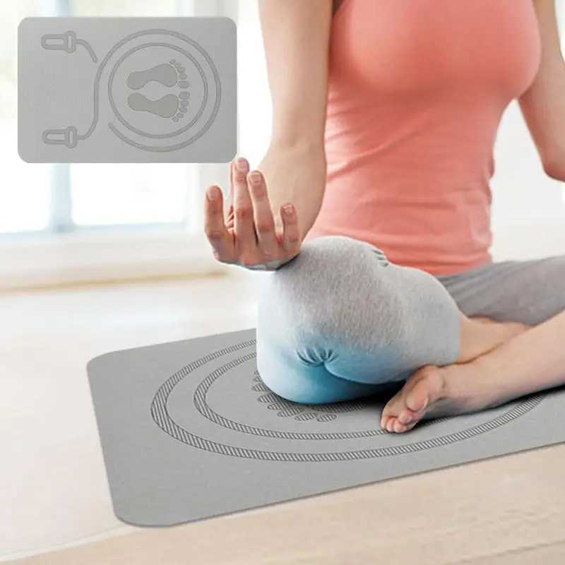 Anti-noise Jump Rope Mat Exercise Shock Absorption Yoga Mat High Density Board Outdoor Gym Sports Skipping Mat for Fitness Home M260312