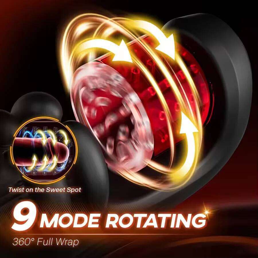 Electric Male Masturbator 3 IN 1 Penis Training Massager Tongue Licking Rotate Vibration Mode Machine Adult Sex Toy for Men Z260312