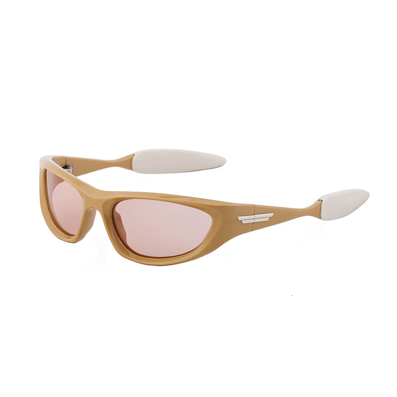 New European American windproof polarized men, personalized Y2K cat-eye sunglasses for women, trendy ins-style sports and cycling glasses