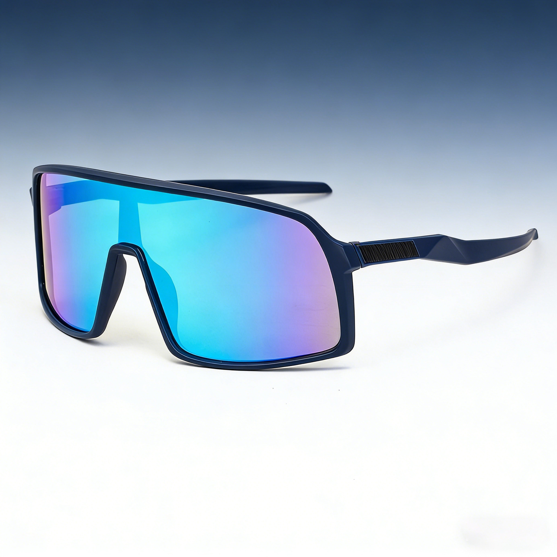 2026 New Integrated Colorful Men's Ski Polarized Sports Glasses Women's Windproof Outdoor Cycling Sunglasses