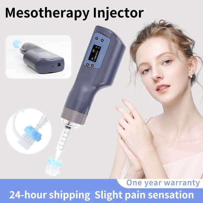 Handheld Hydra Injector,Handheld Mesotherapy Injector ,Beauty Machine Skin Care Tool Adjustable Depth Z260312