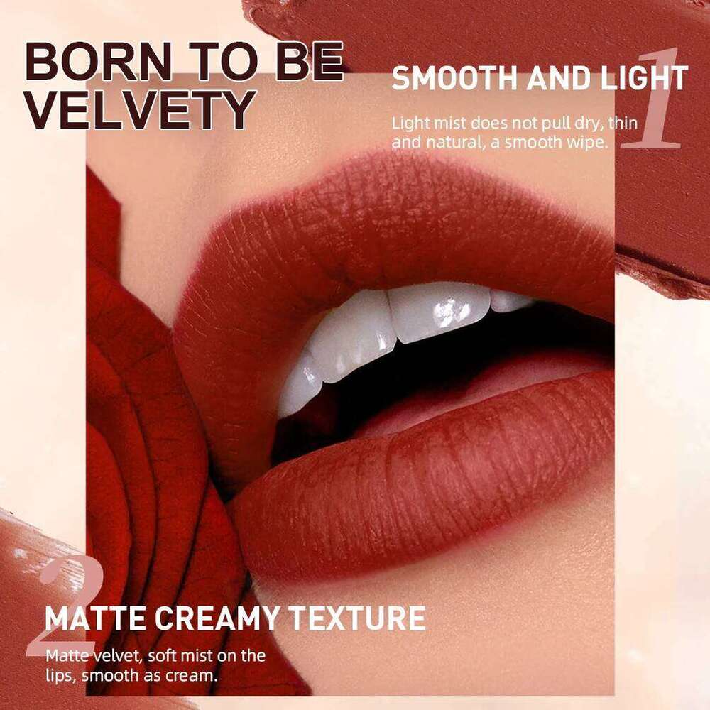 QIBEST Matte Nude Lipstick Pen Long Lasting Lipliner Pencil Waterproof Liner Contour Sexy Red Lip Makeup Set For Women W260311