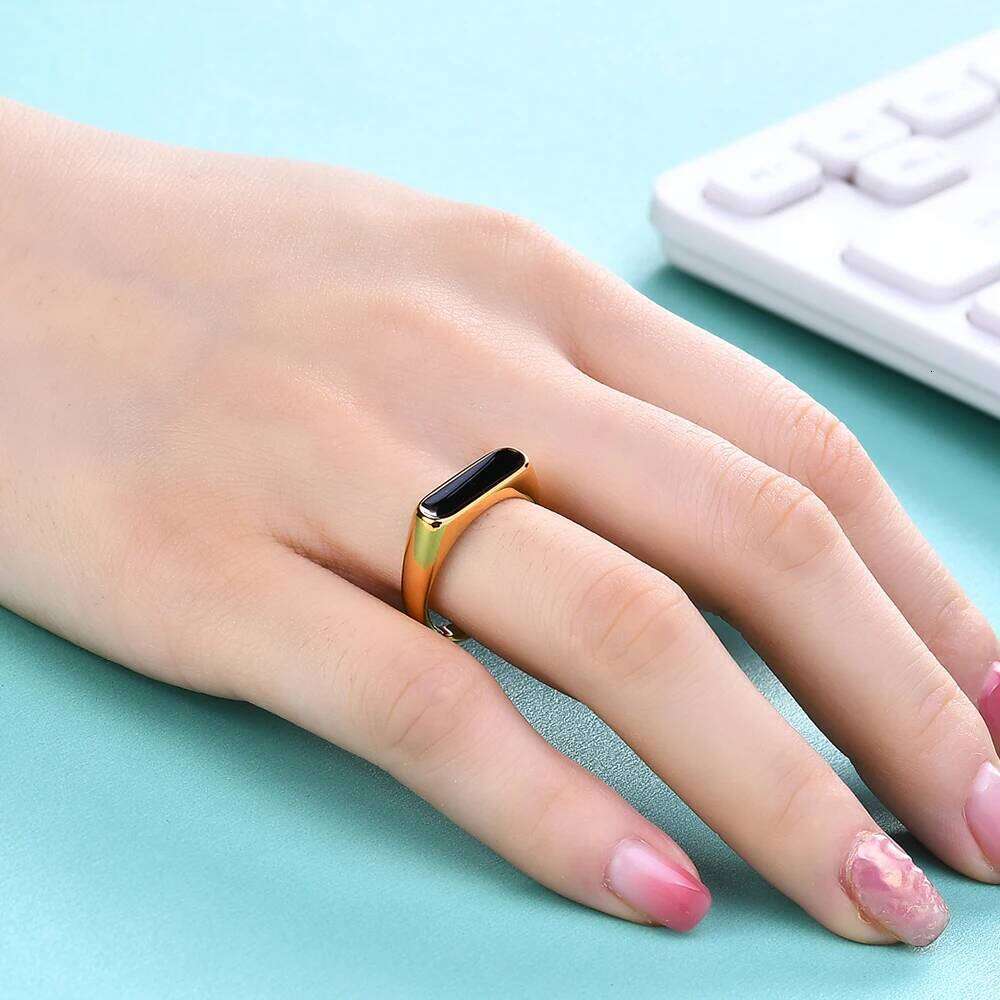 Gothic INS Signet Rings for Men Punk Black Oil Pinky Ring Gold Color Tone Stainless Steel Chunky Boys Teens Fraternal Jewelry H260312