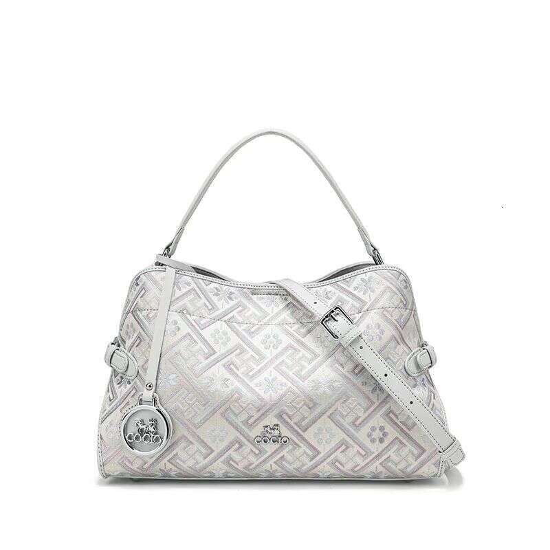 COCIO2026 Brocade Series Handbag Shoulder Fashionable Elegant Temperament Women's Bag This Year's Trend New Arrival