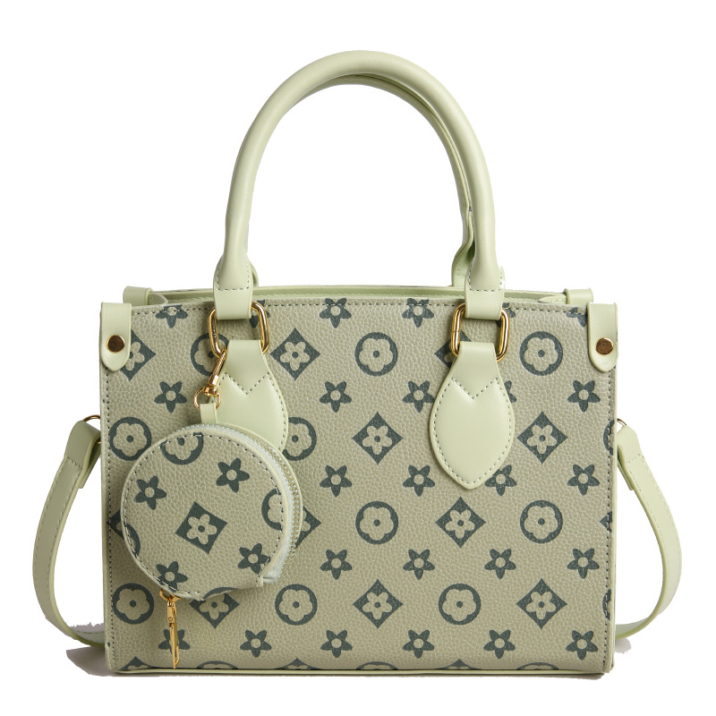 Fashionable Large Capacity Women's Handbag Single Shoulder Crossbody Bag Floral Print Bucket Bag Stylish Versatile Daily Use