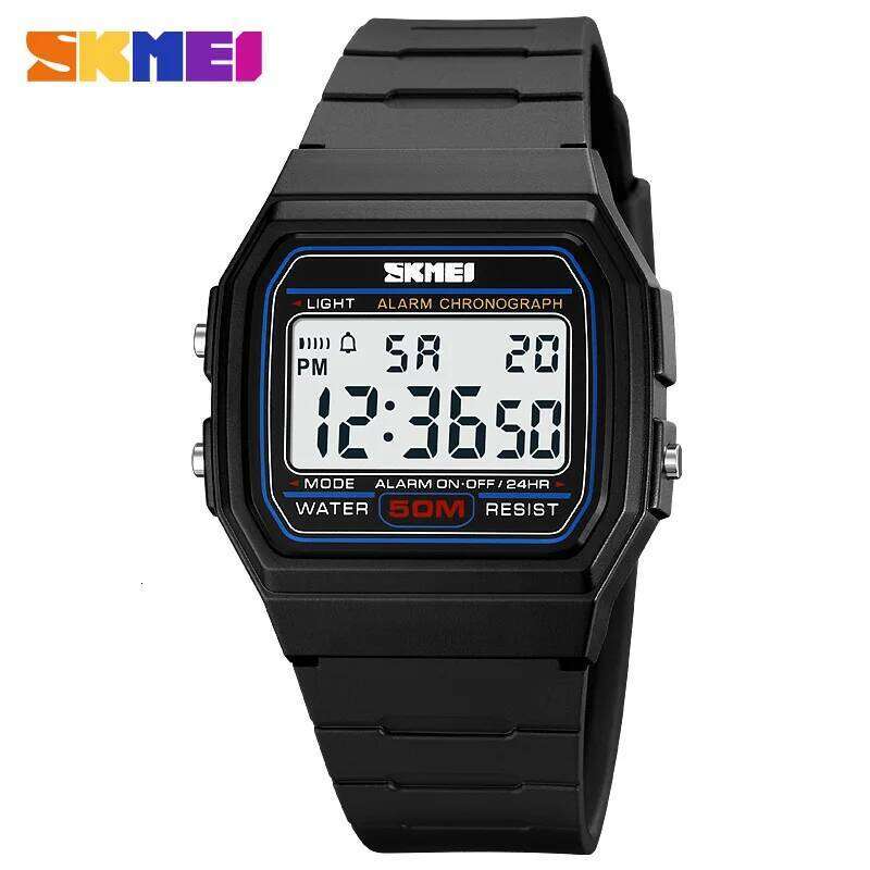 SKMEI 2042 Digital Sports Watch for Men Waterproof Calendar Back Light Mens Wristwatches Electronic Military Clock reloj hombre