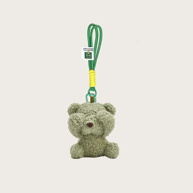 Internet Celebrity Teddy Shy Toy Bear Doll Pendant Plush Car Keychain Gift Backpack School Bag Decoration