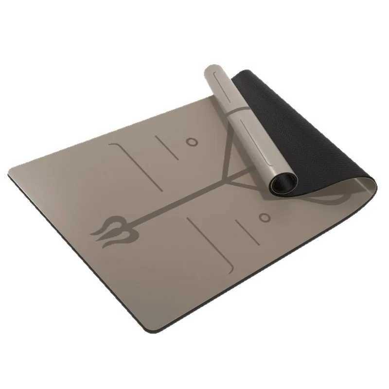 PrEMium PU Rubber Yoga Mat Extra Thick Extra Wide Quiet Shock Absorption Anti Slip Home FitnESS Dance Blue Black Green M260312