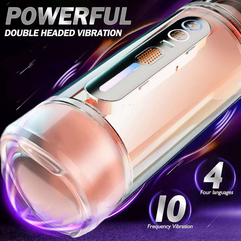 Automatic Male Masturbator Cup Adult Supplies Pocket Pussy Sexy Voice Blowjob Vaginal Penetration Adults Goods for Man Sex Toys Z260311