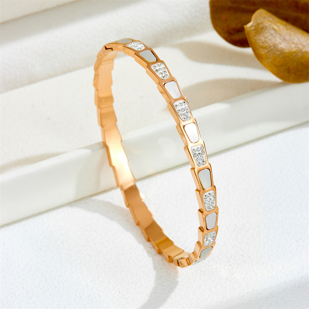 Luxury Brand Designer Jewelry For Women Korean-style Snake Bone Clasp Bracelet Bracelet High-end Bestseller Ins-style Niche Design Elegant Light Luxur