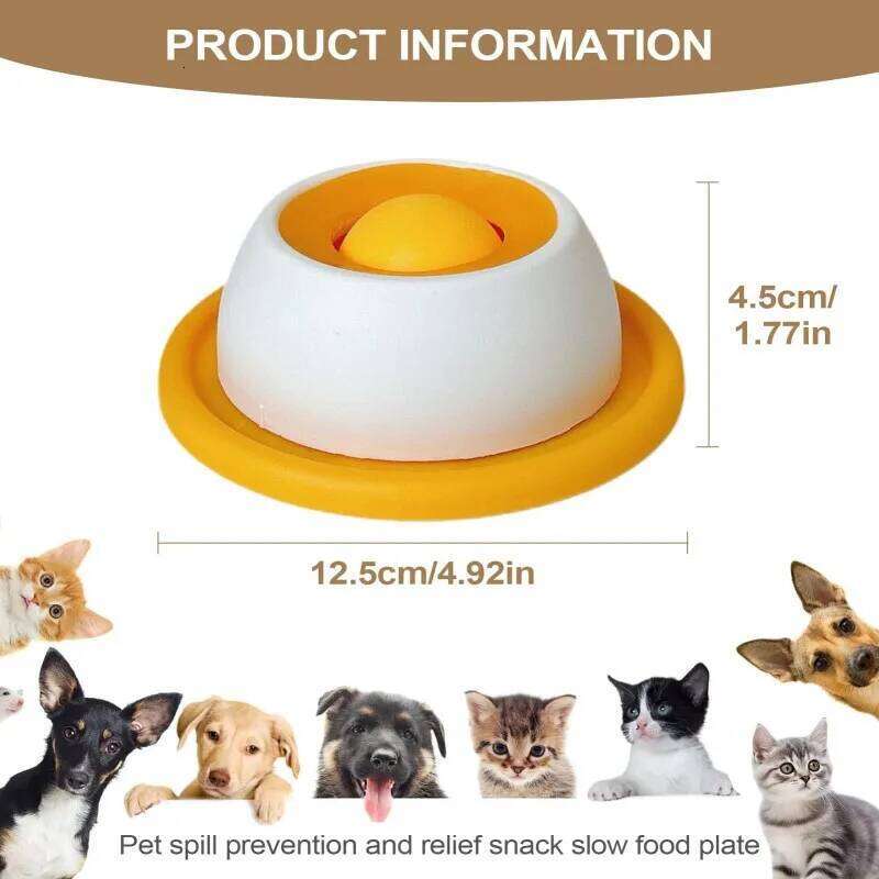 Lick Dogs Interactive Dog Toys Slow Feeder Food Dispenser For Puppy Training Enrichment Cat Feeding Crate Accessory 26Y0312