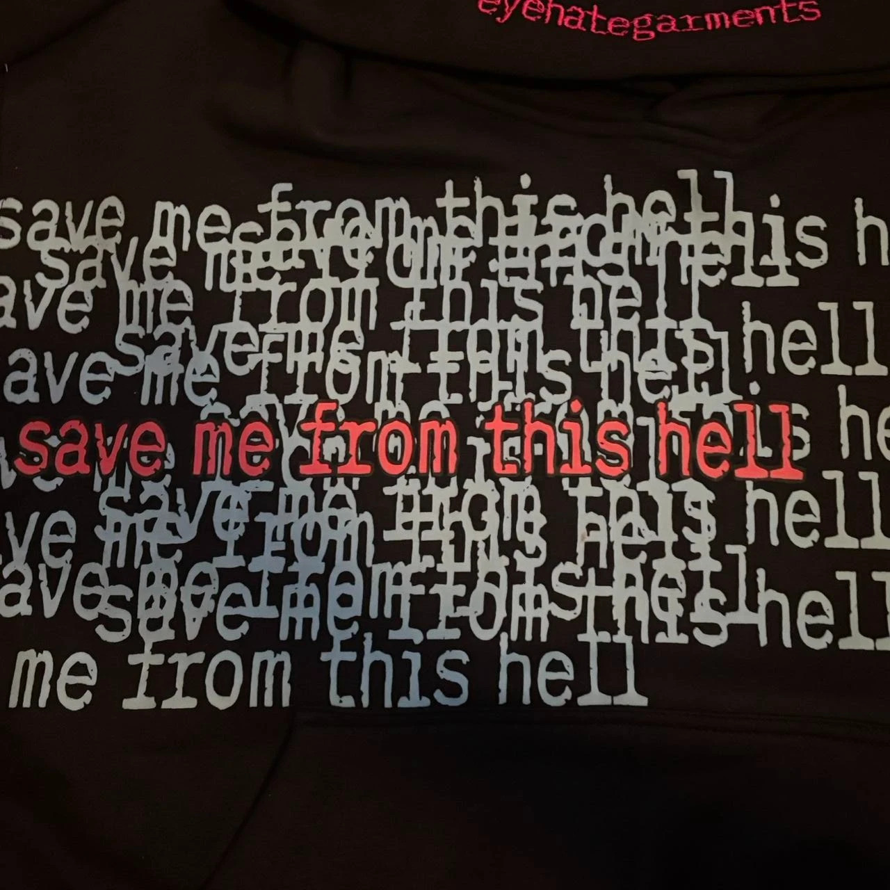 Dark humor hoodie distressed print hoodies men oversized sweatshirts y2k tops streetwear clothes couples tracksuit men clothing 260311