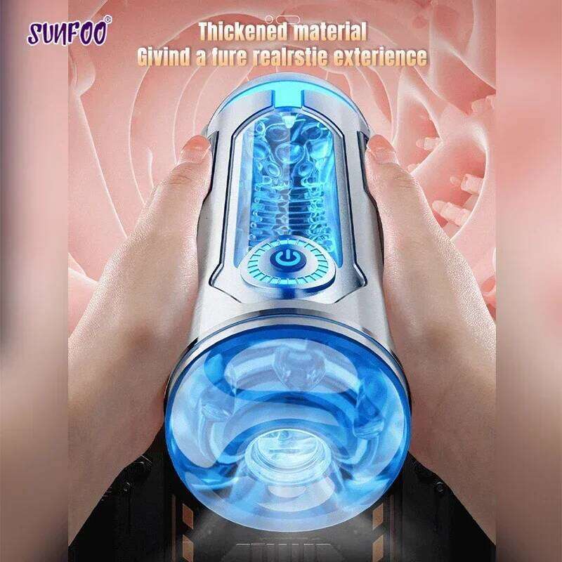 SUNFOO Official Website Male Automatic Masturbator Low Noise Vagina Blowjob Vibration Pocket Pussy APP Control Men Sex Toys Z260311