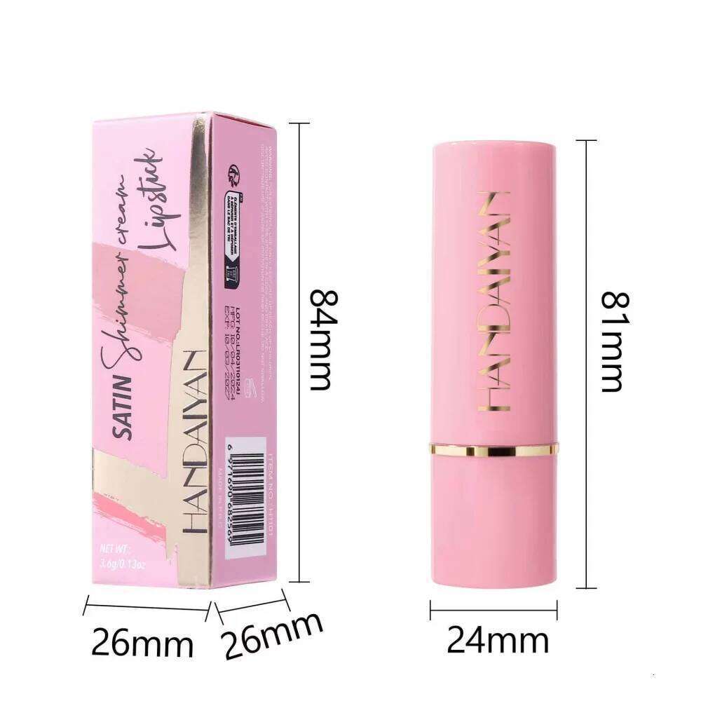 8-Color Non Stick Cup Pearl Lipstick With Flash, Long-Lasting, Easy To Color Diamond Lipstick, Dark Halloween Style W260311