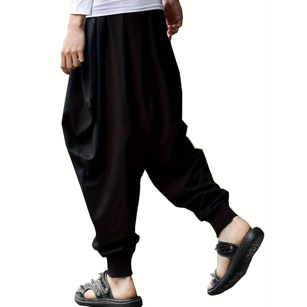 Men's casual Haren street loose pants, fashionable outfit