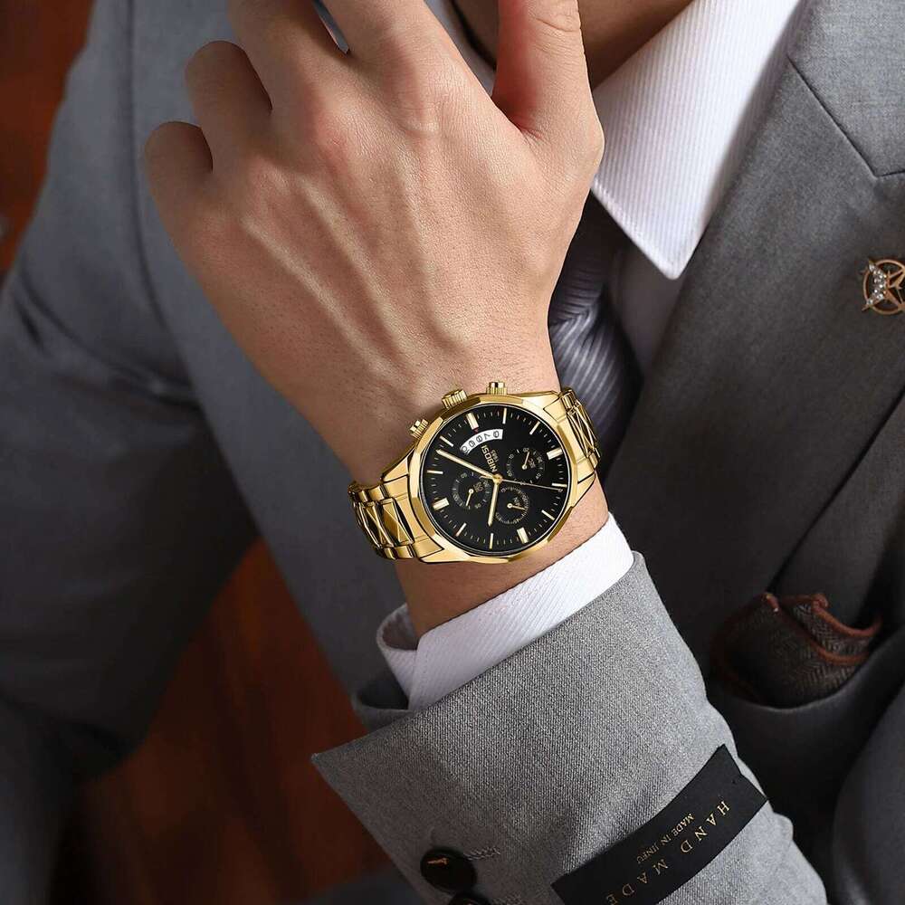 New NIBOSI Mens Watches Top Brand Luxury Fashion Watch Men Waterproof Luminous Chronograph Quartz Wristwatches Relogio Masculino
