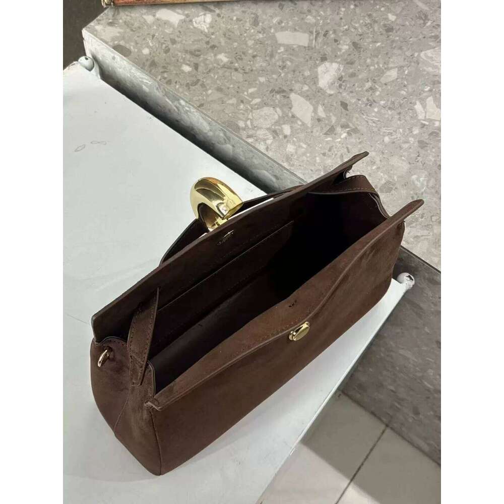 New Luxury Designer Women's Suede Tote Bag Fashionable Underarm Shoulder Crossbody Handbag For Ladies Elegant