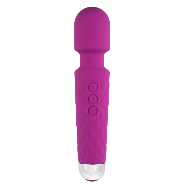 Free Shipping 8-Speed 20-Frequency Instant Charge AV Knight Stick Female Products Multi-Change Silent Waterproof Masturbation Strong Vibration